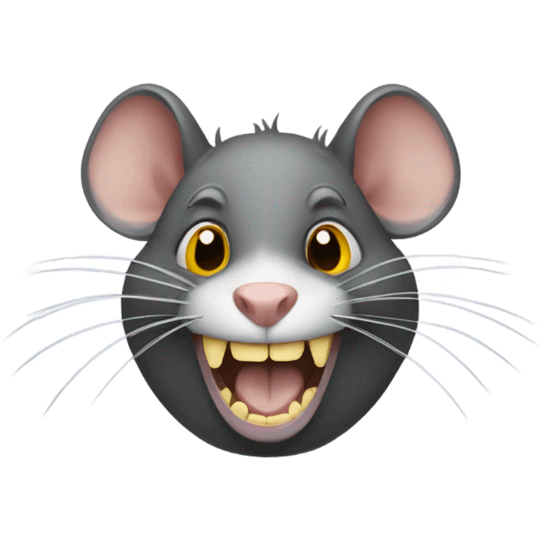 Rat with yellow teeth emoji