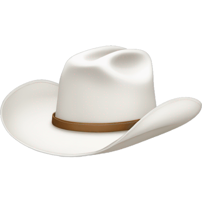 white cowboy hat emoji