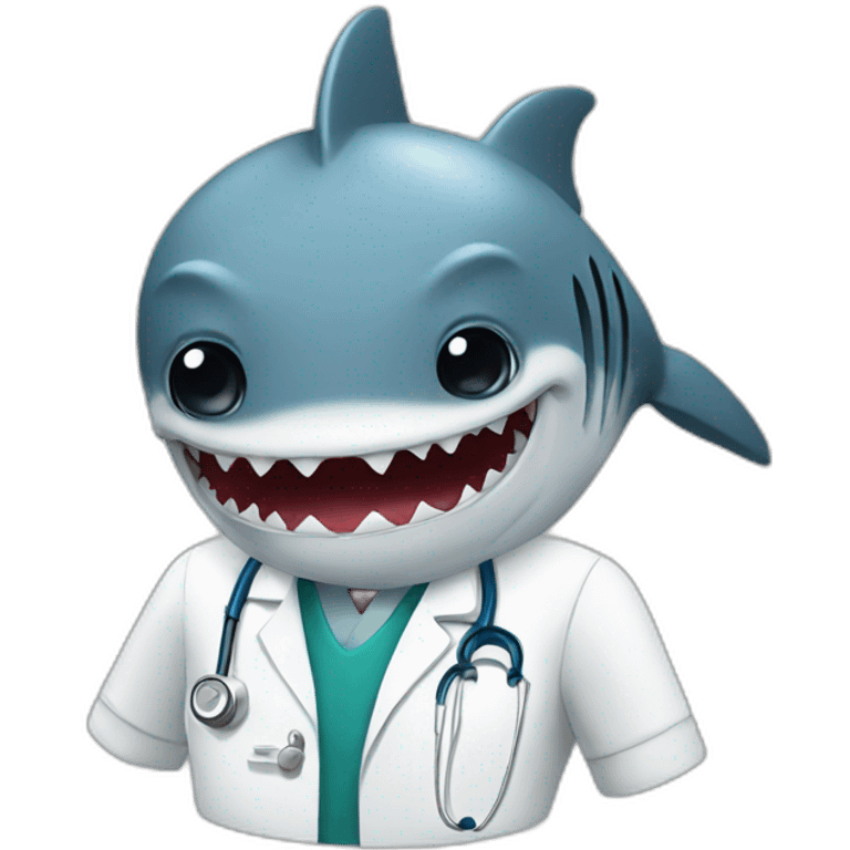 Shark doctor  emoji