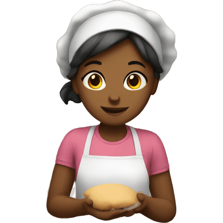 Girl baking emoji