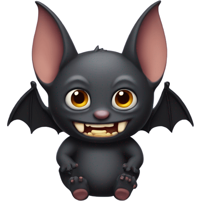 Bat with human hands emoji