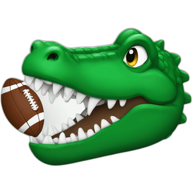 American football alligators  emoji