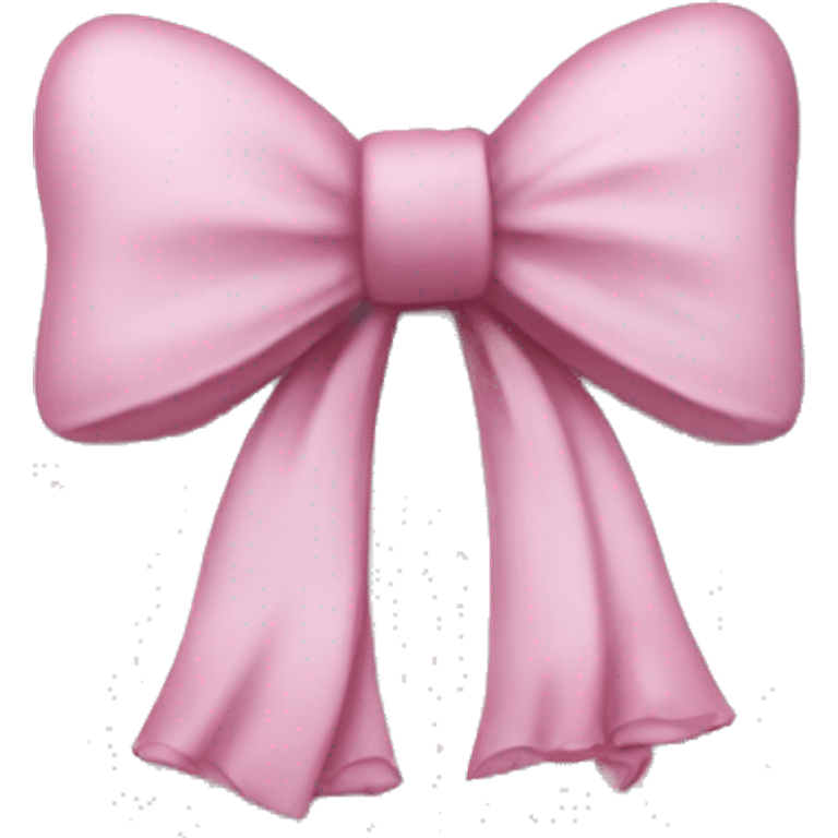 White pillow with ruffles and small pink bows emoji