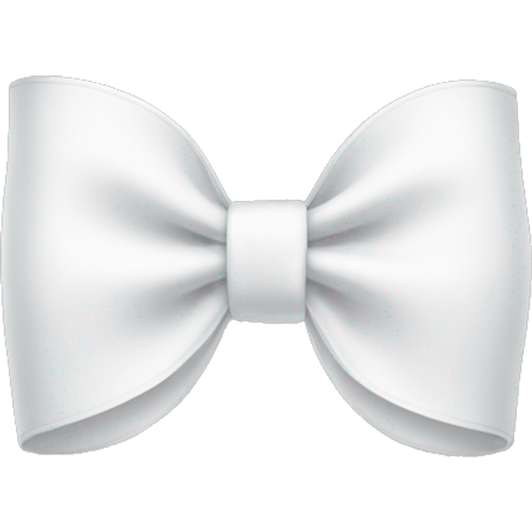 white bow emoji