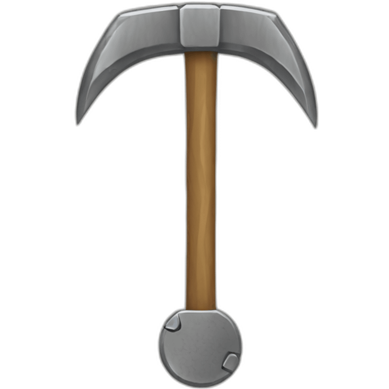 Pickaxe chain coin emoji