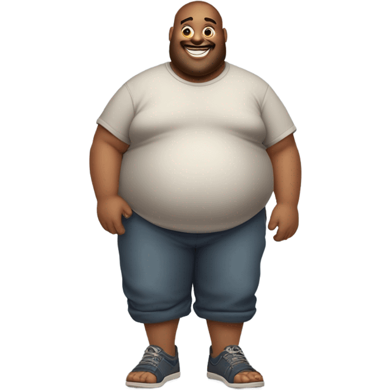 GIANT LARGE FAT MAN emoji