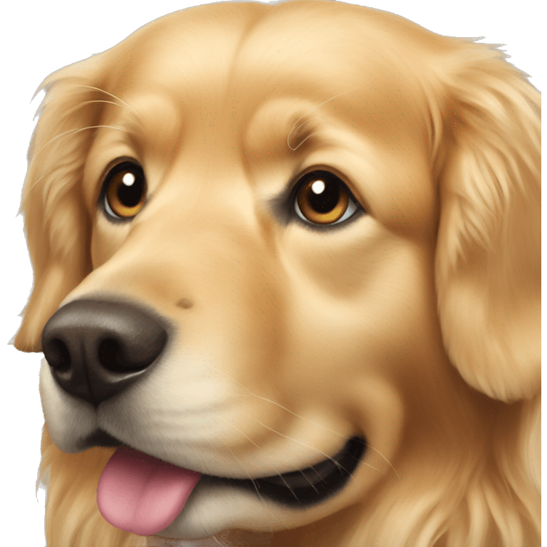 Tine Golden Retriever  emoji