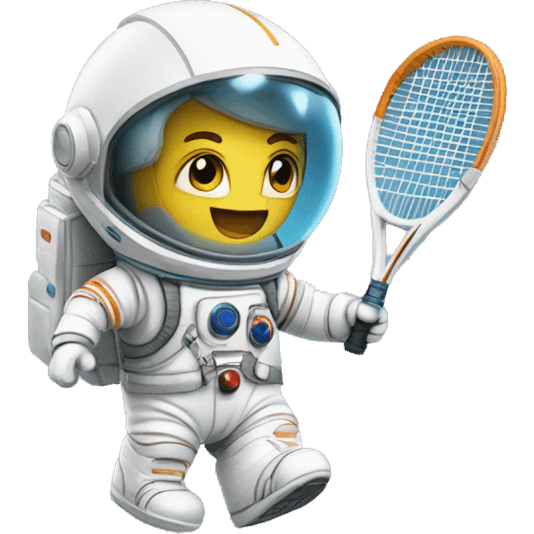 astronauta limpiando tenis emoji