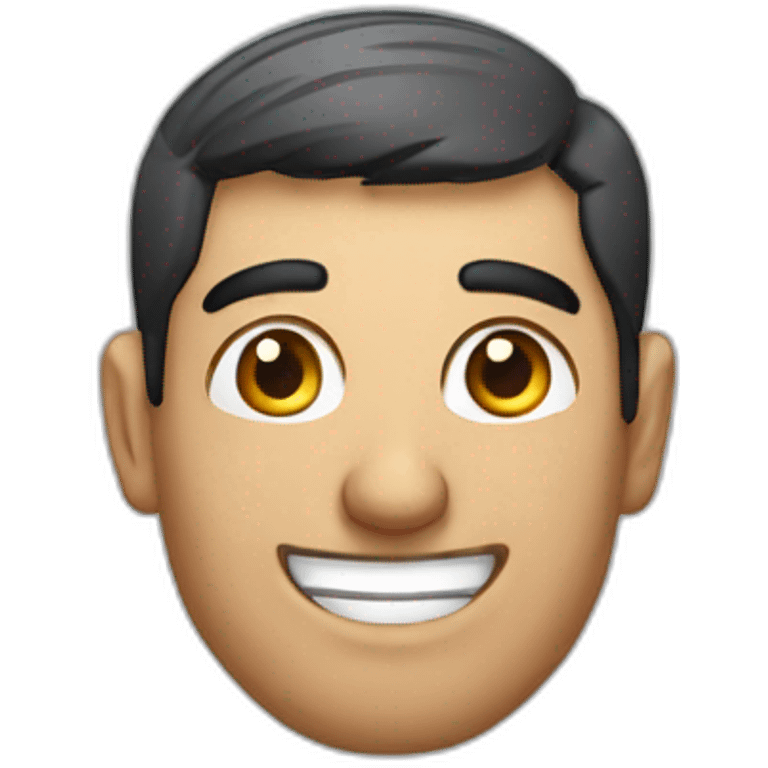 baled head guy armenian, smiling emoji