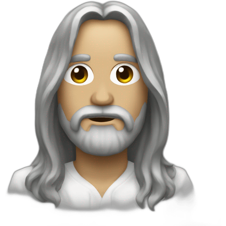 Jesus in the metal band  emoji