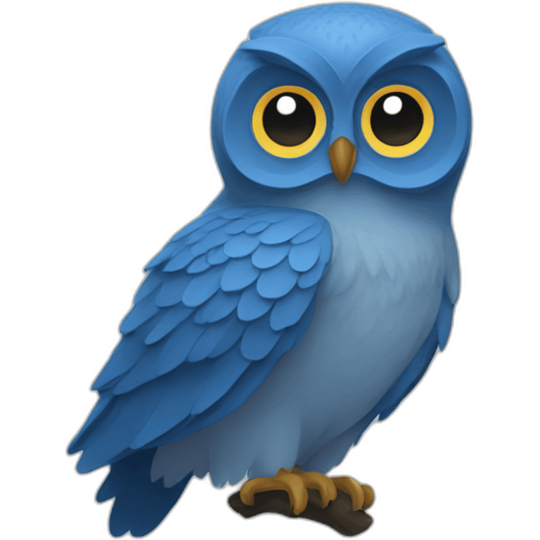 blue-owl-flat emoji