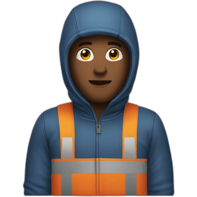 man wearing gloves medium body emoji