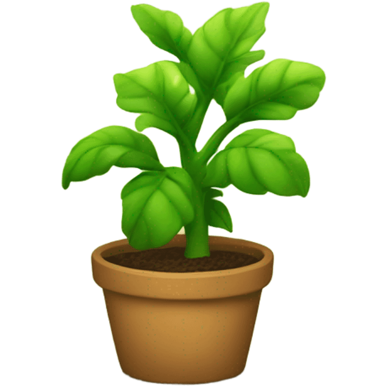 Happy plant  emoji