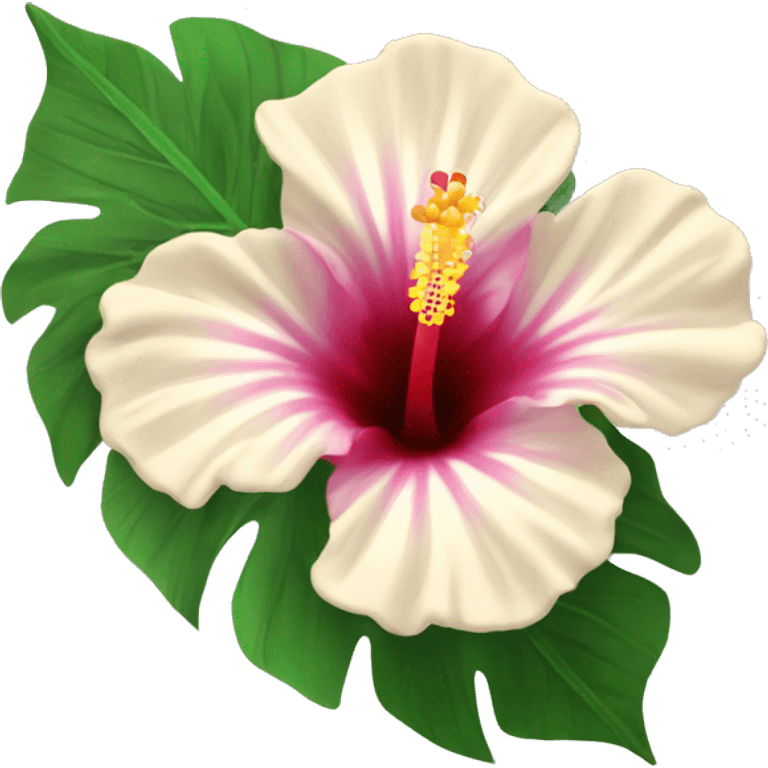 hibiscus flower emoji