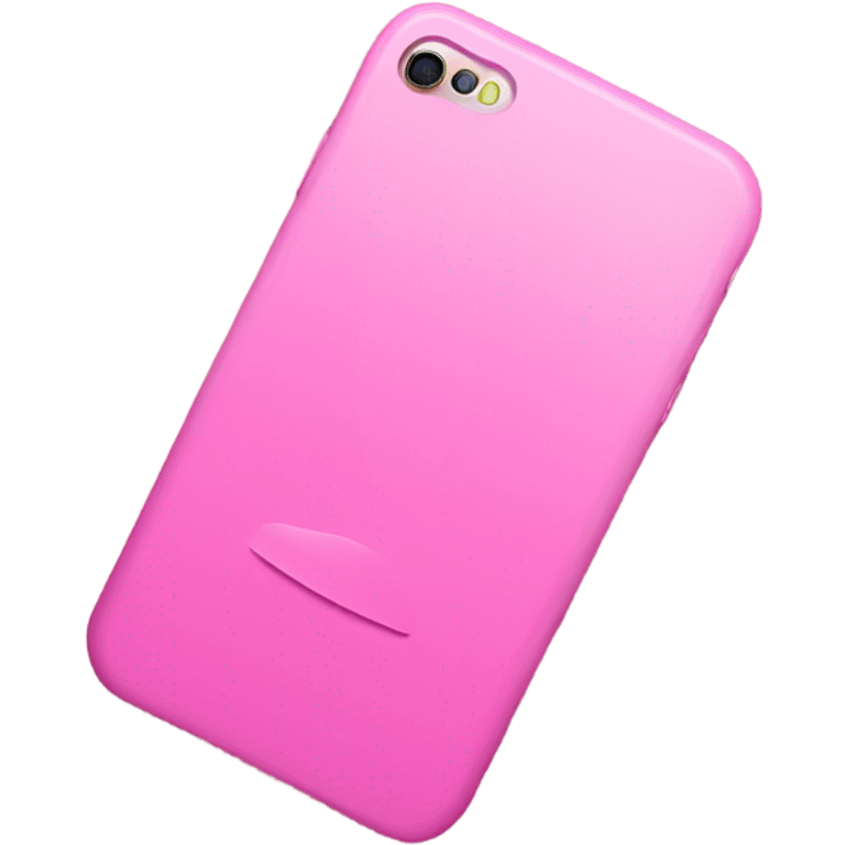 Pink iPhone 16 with nails on it emoji