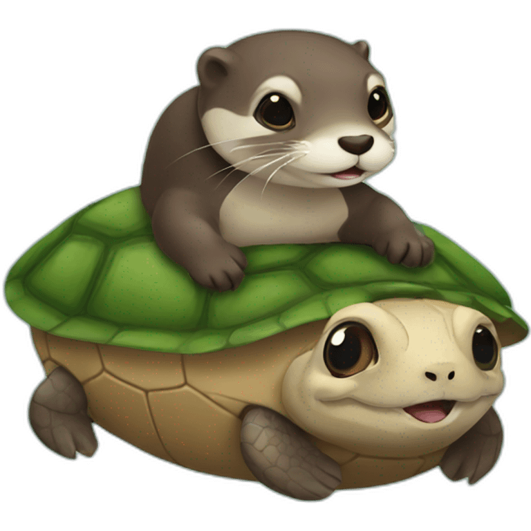 otter turtle emoji