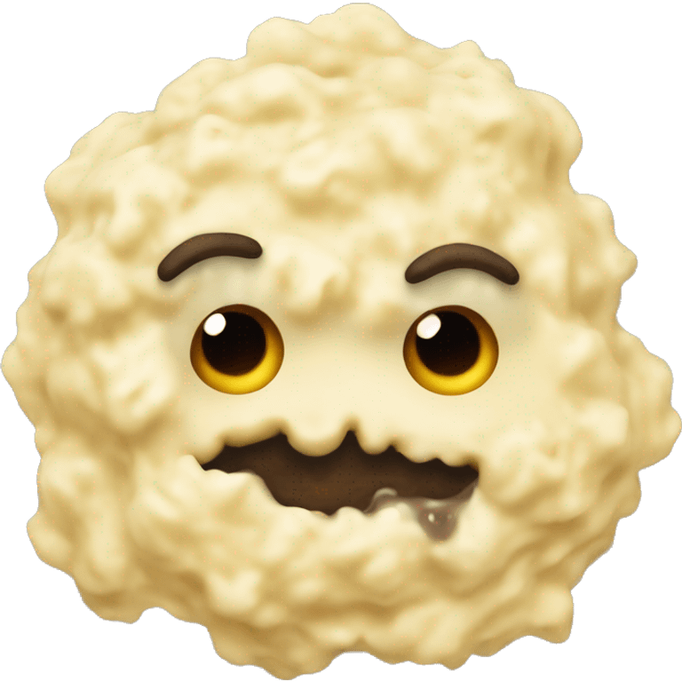 Monster made of mashed potatoes and gravy  emoji