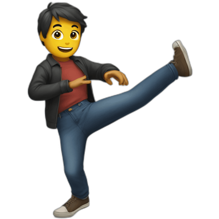 Me-dancing shuffle emoji