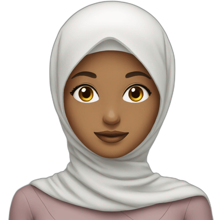 Beautiful hijab girl emoji