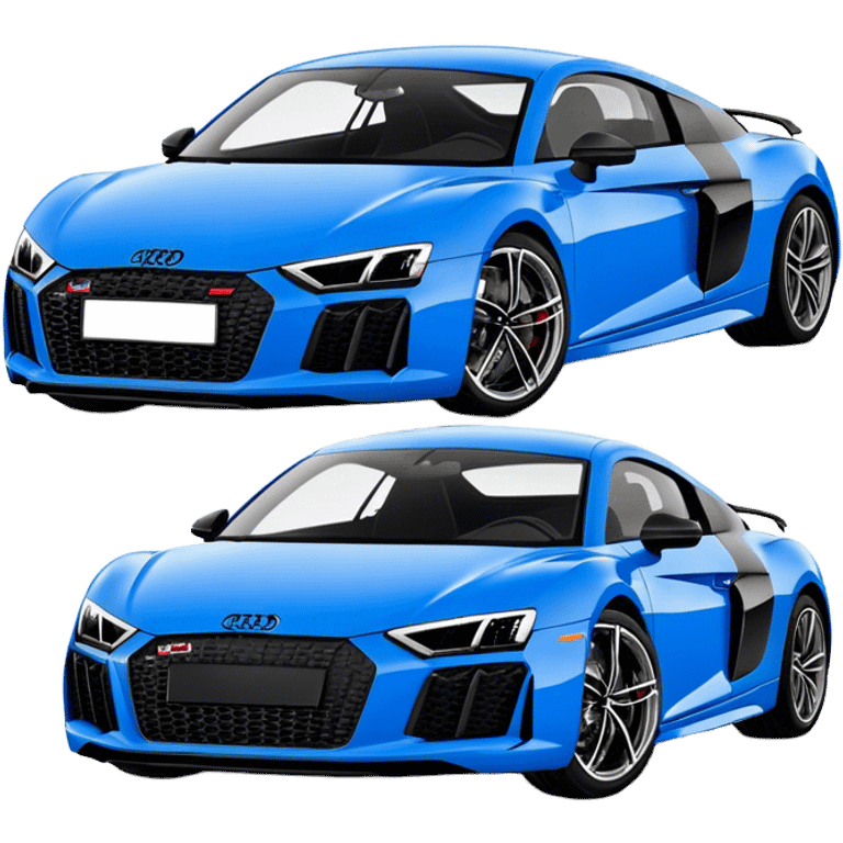 Audi R8 - Audi (Model Year: 2022)(Iconic Blue and Black) emoji