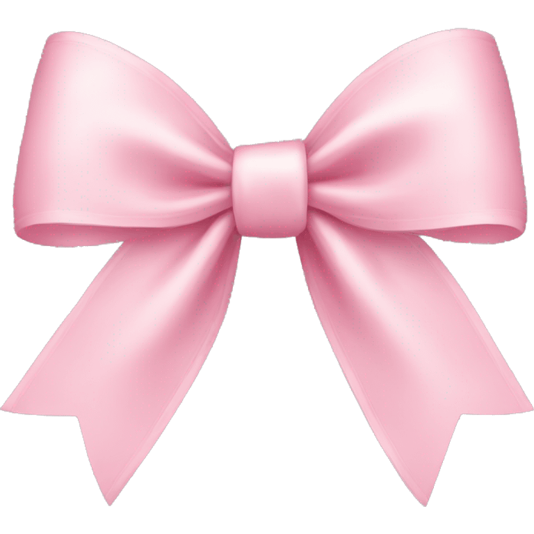 light pink ribbon bow emoji