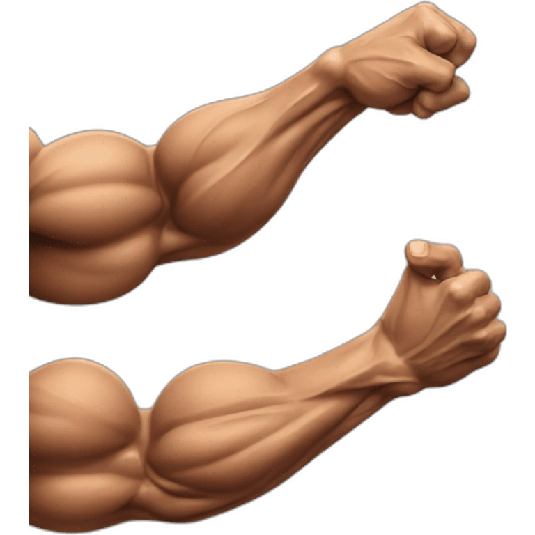 Bodybuilder forearm emoji