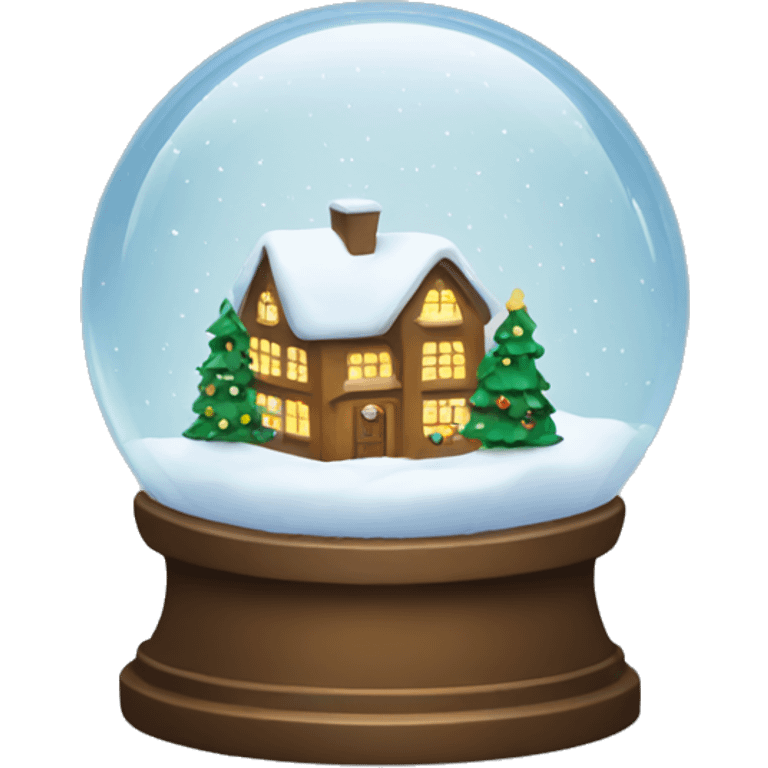 Christmas snowglobe  emoji