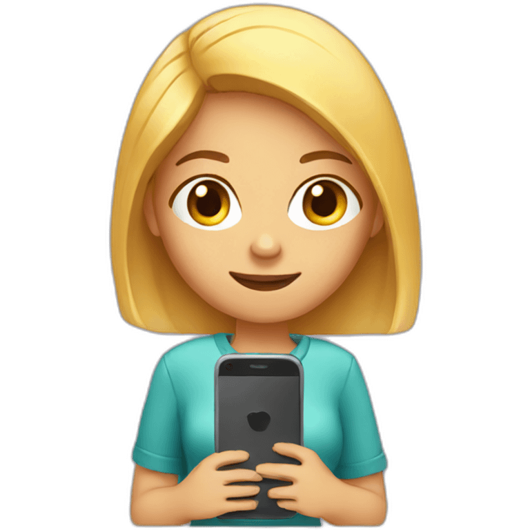 GIRL WITH PHONE emoji