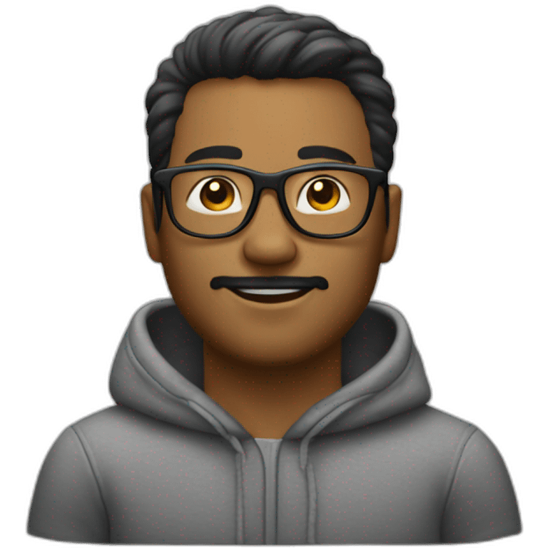 homme à lunette jammie emoji