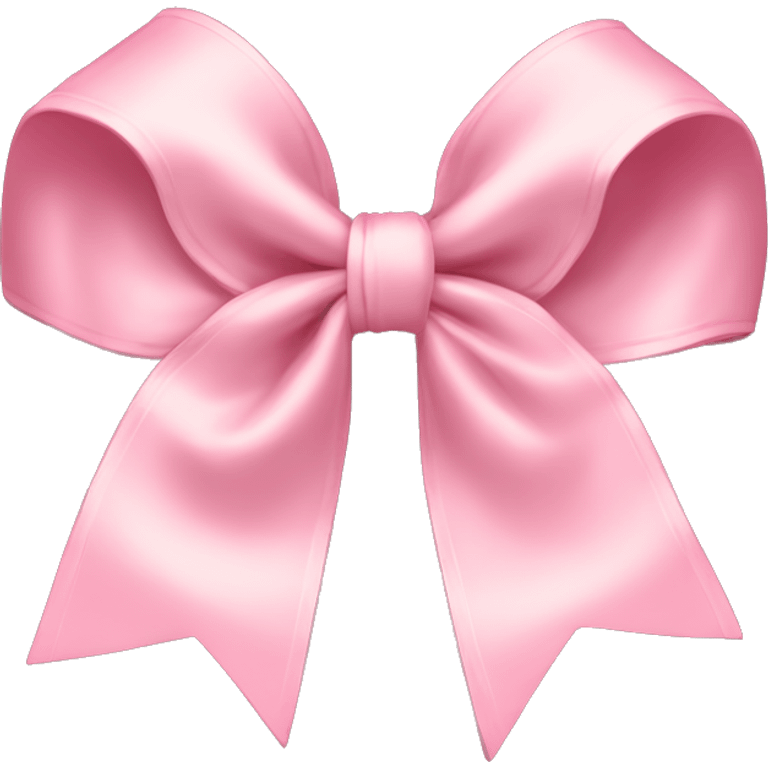 vintage rococo light pink bow emoji