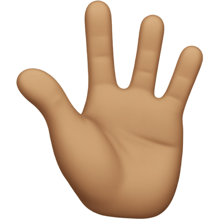 Two hands Nicely Done high five with very short finger length emoji