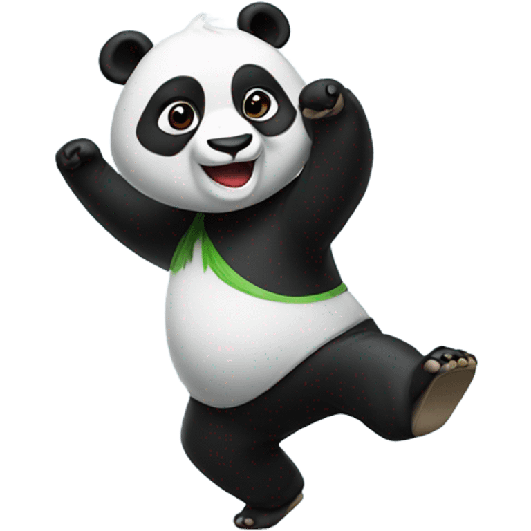 Dancing panda emoji