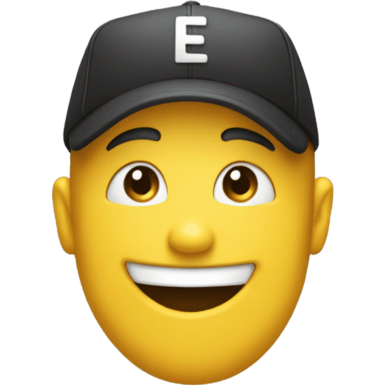 Smilie emoji withmuslm cap emoji