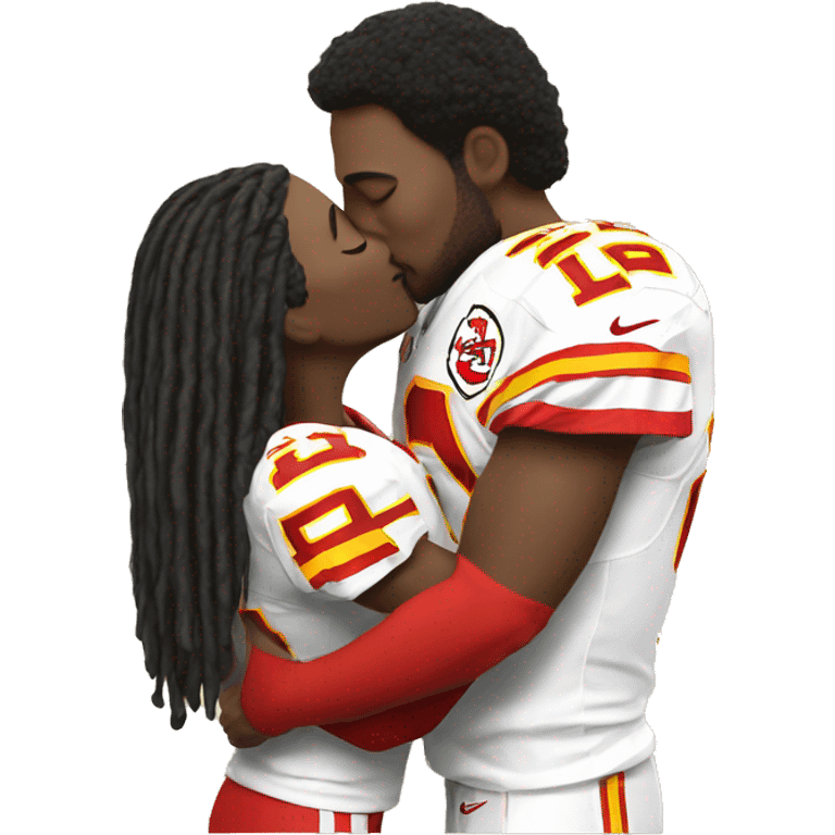 Chiefs kiss emoji