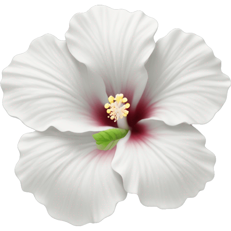 White Hibiscus Flower emoji