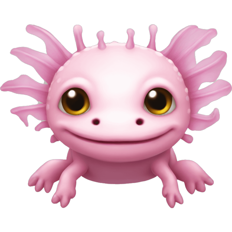 pink axolotl emoji