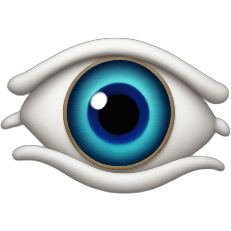 The evil eye emoji