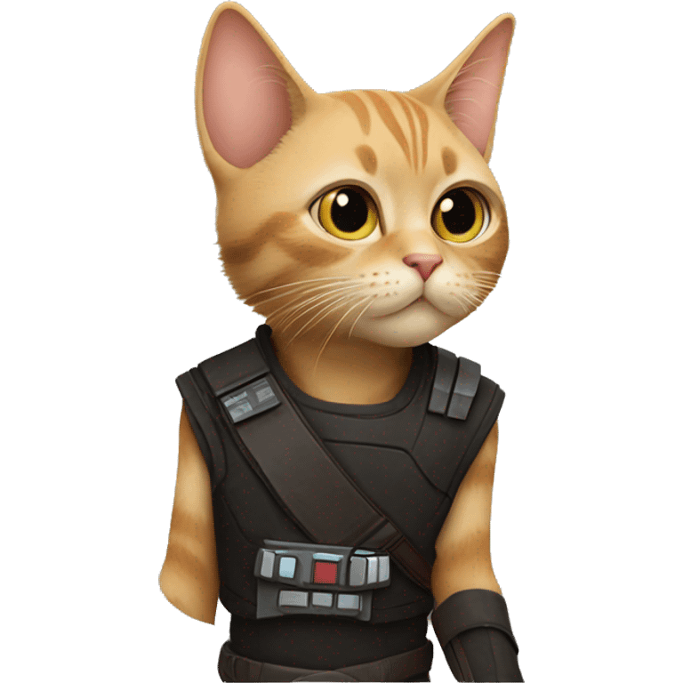 cat at a star wars birthday party emoji