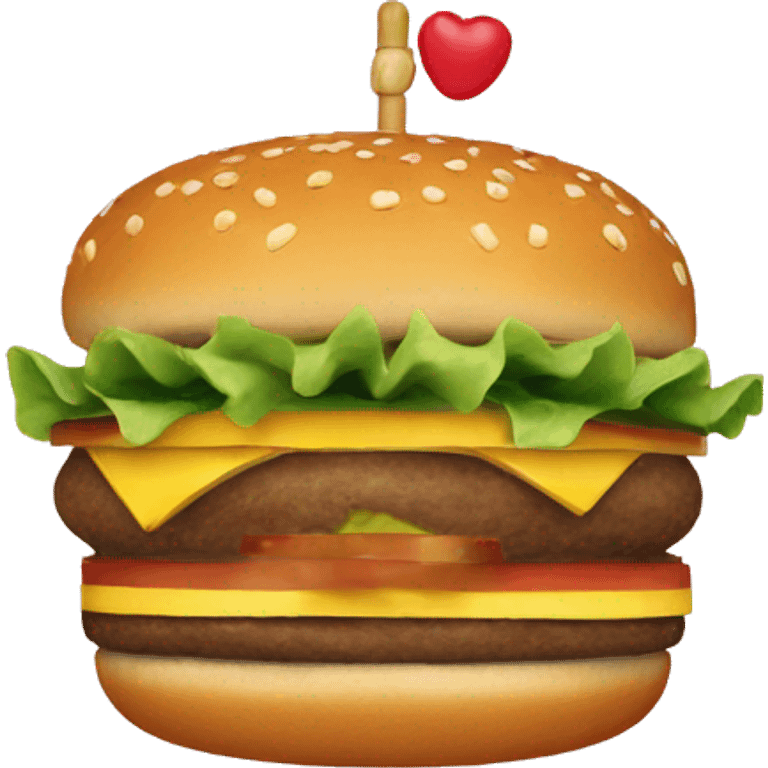 hello kitty hamburger emoji