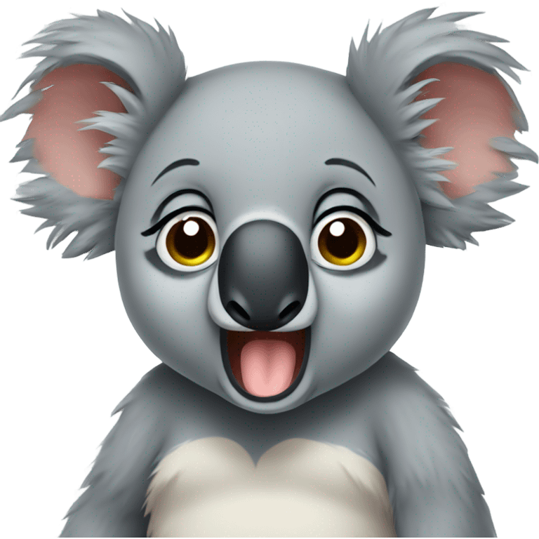 Koala crying  emoji