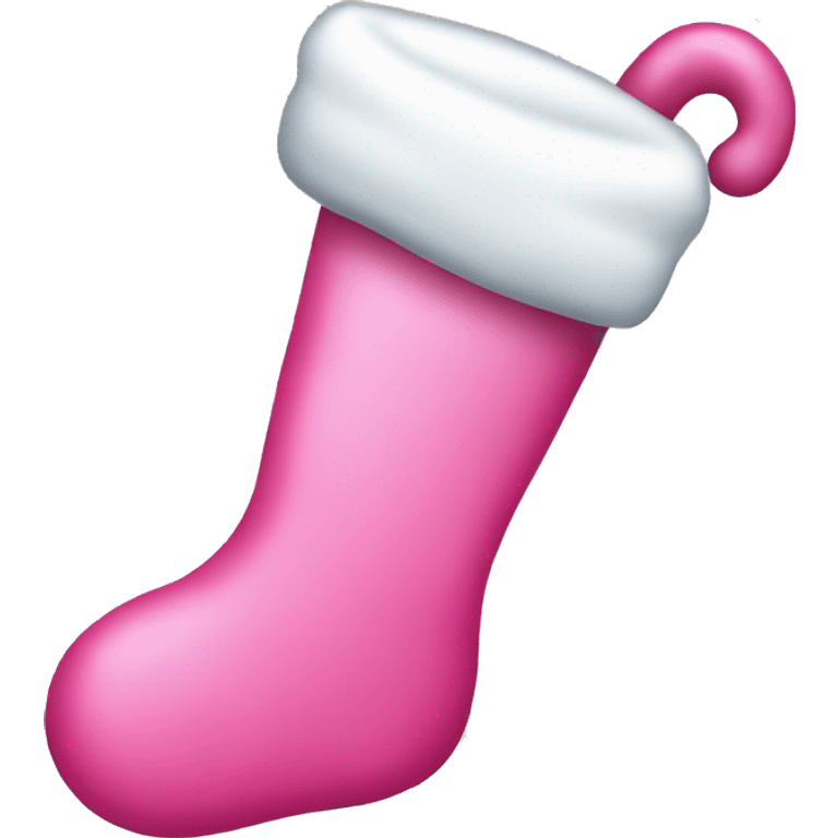 Pink stocking  emoji