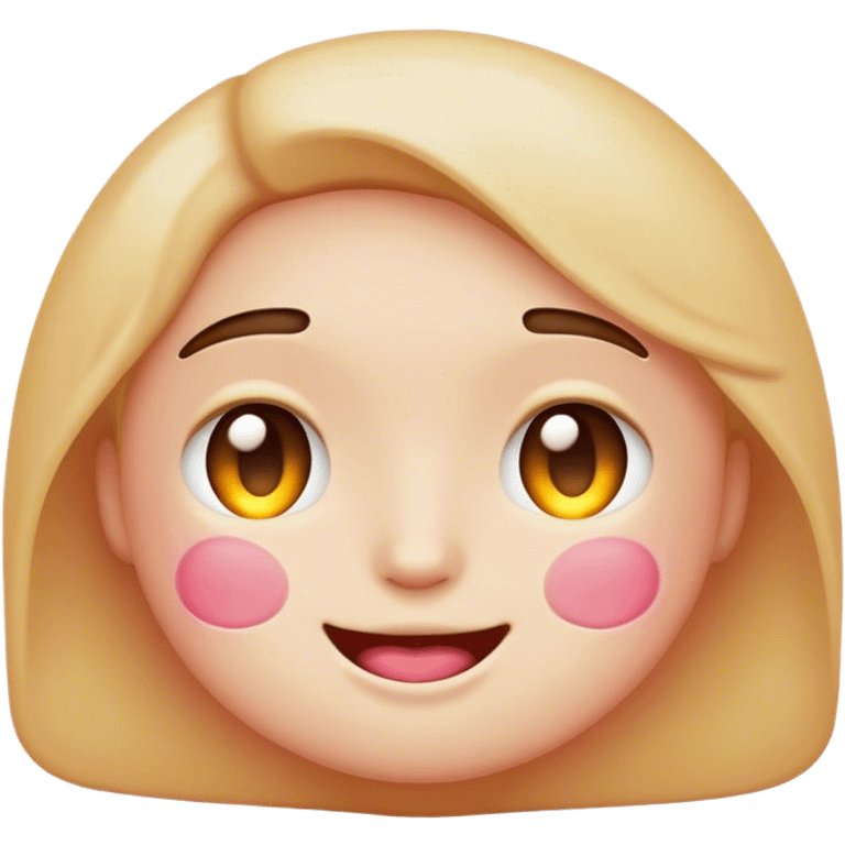 Blushing emoji IOS emoji