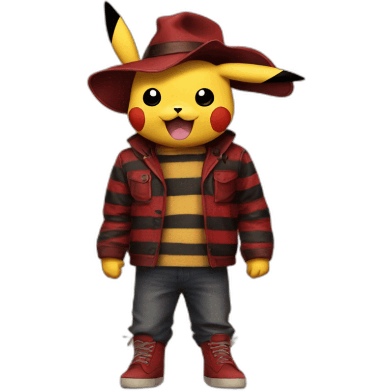 freddy krueger pikachu emoji