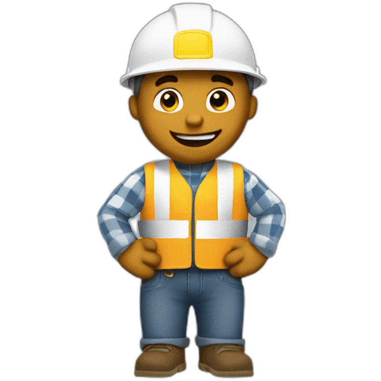 bob the builder in white emoji