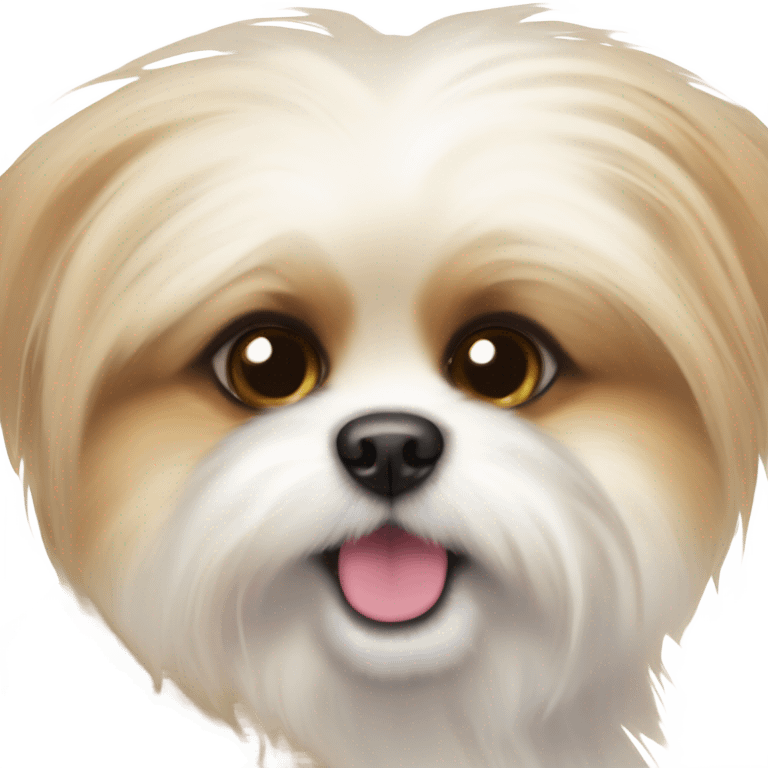 Pomeranian shih tzu puppy  emoji