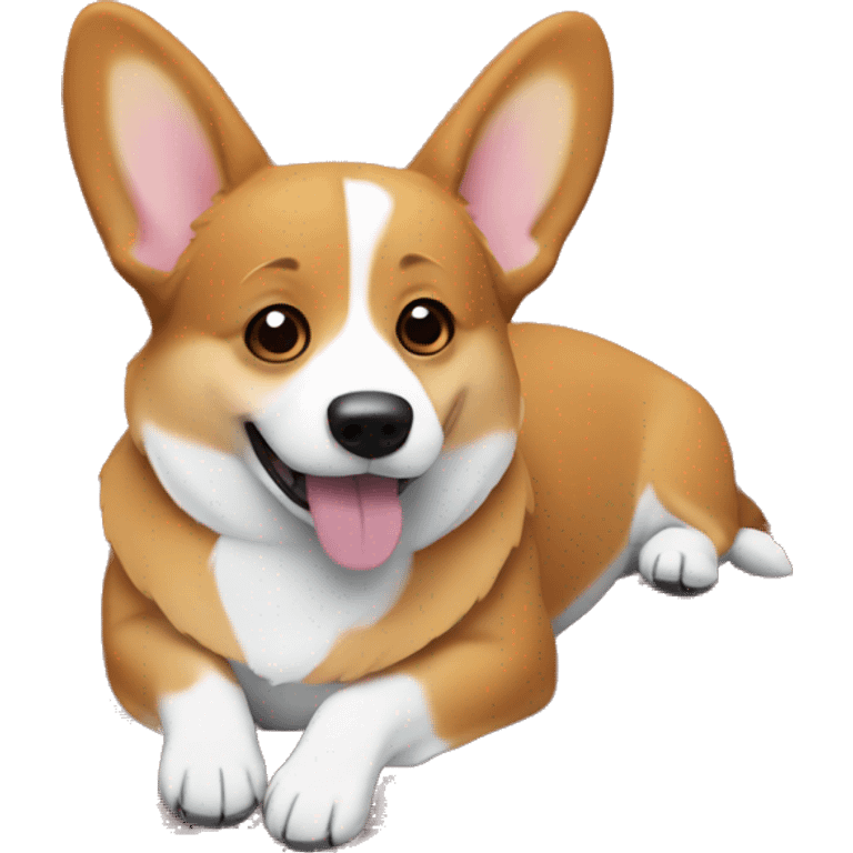 corgi on couch emoji