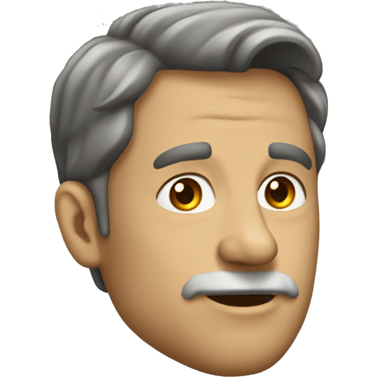 человек сидит с ноутбуком emoji