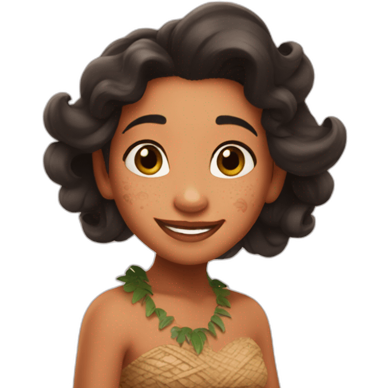 Grand mother Moana Disney happy  emoji