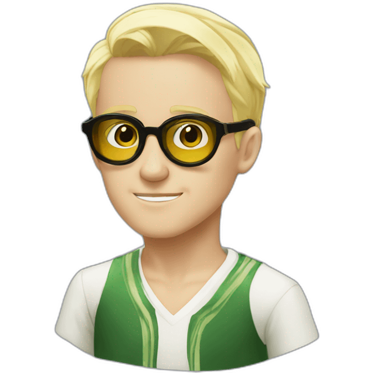 malfoy with solar glasses emoji