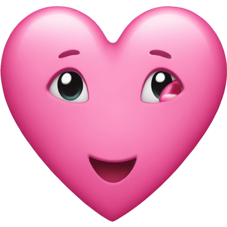 Pink heart  emoji